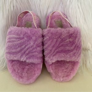 UGG Girls Fuff Yeah Slide Slippers Lavender